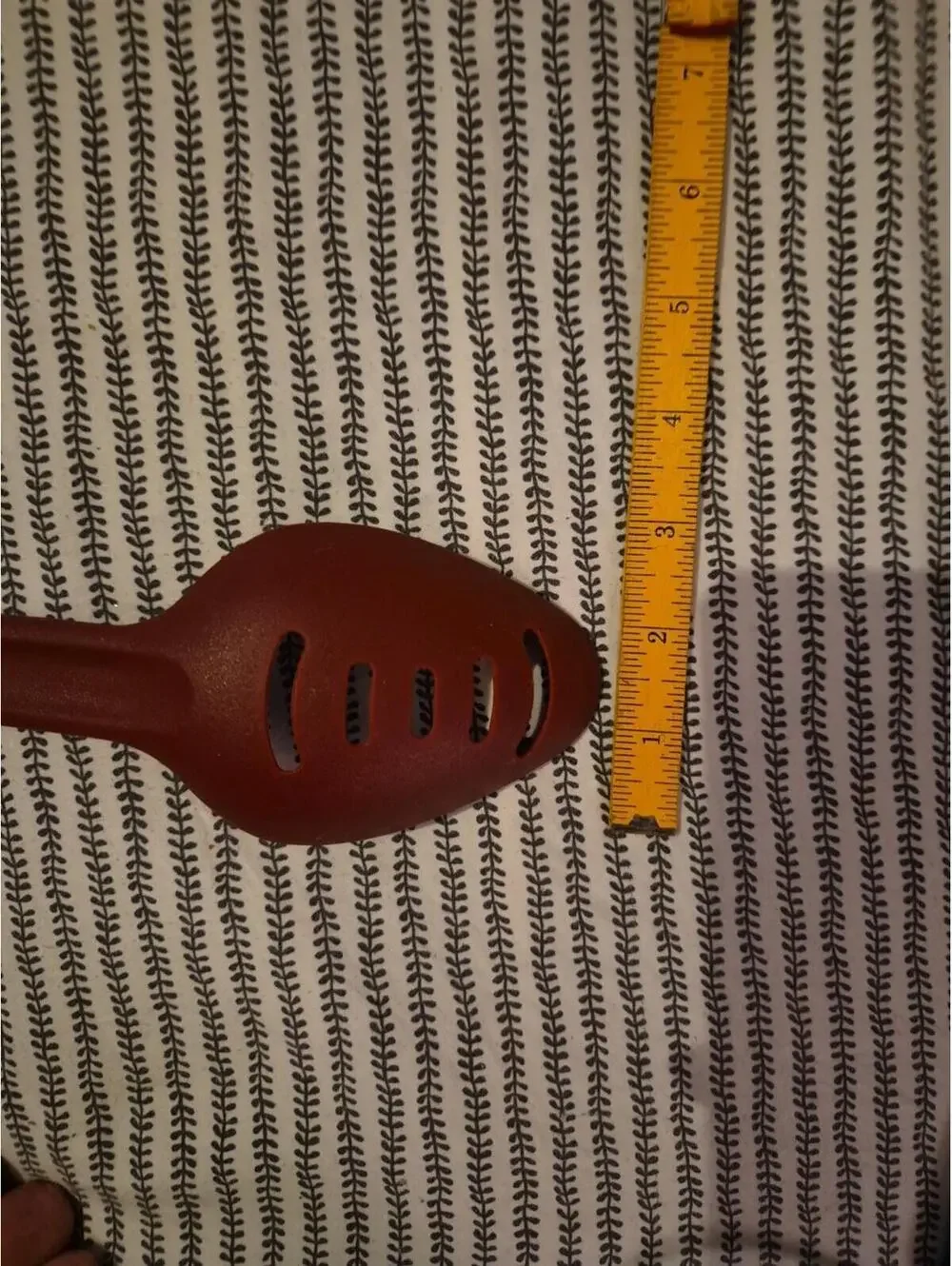 Rachel Ray Nylon Cooking Slotted Spoon Kitchen Utensil Red 13” Long